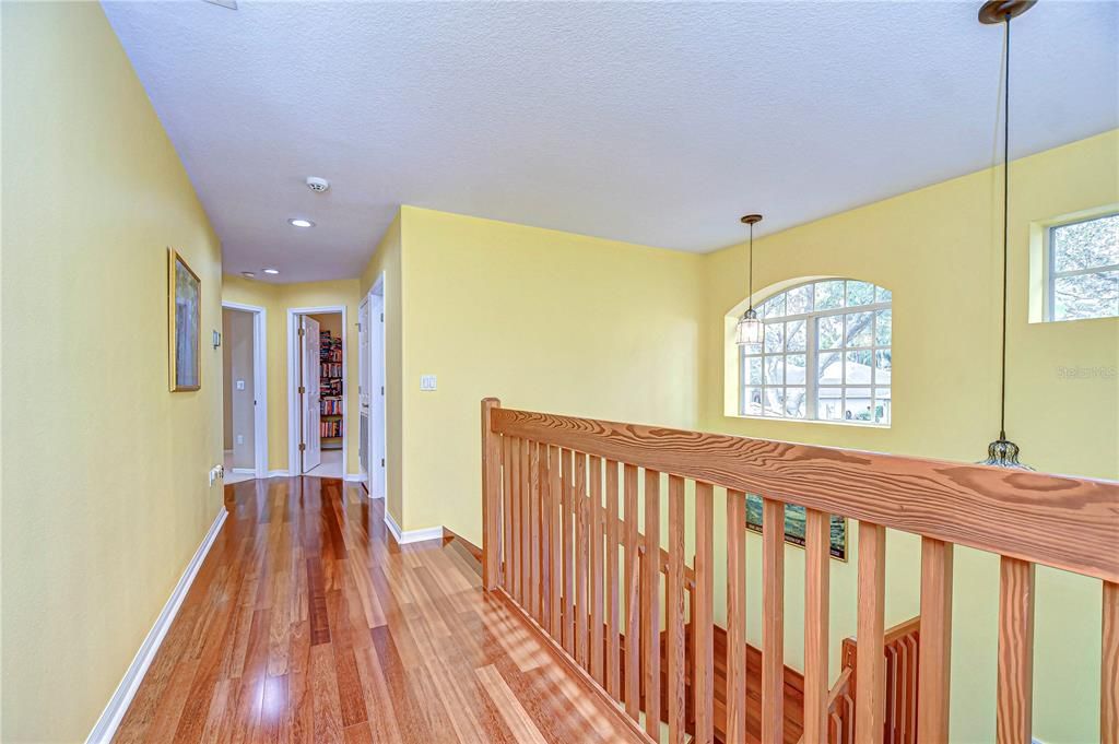 Elongated hallway leads you to the rest of the bedrooms!