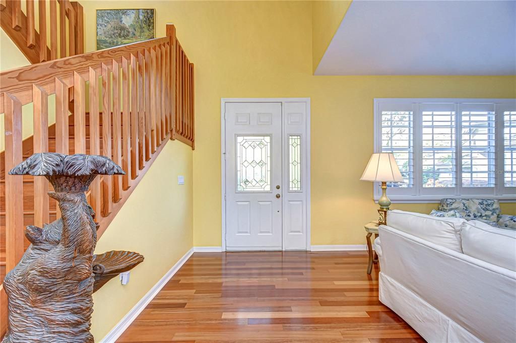 Front Foyer with tons of natural light.