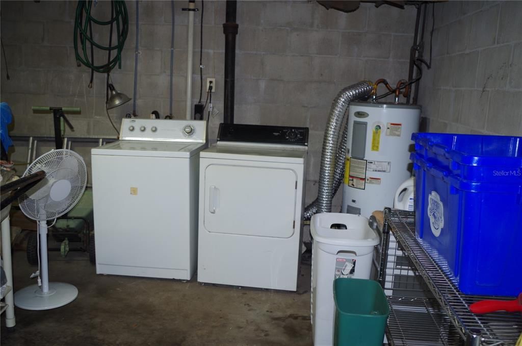 Your Own Washer and Dryer in Garage Below