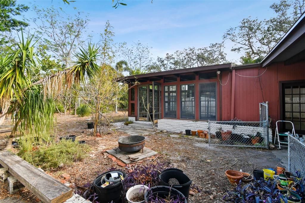 Exterior of Family Sunroom