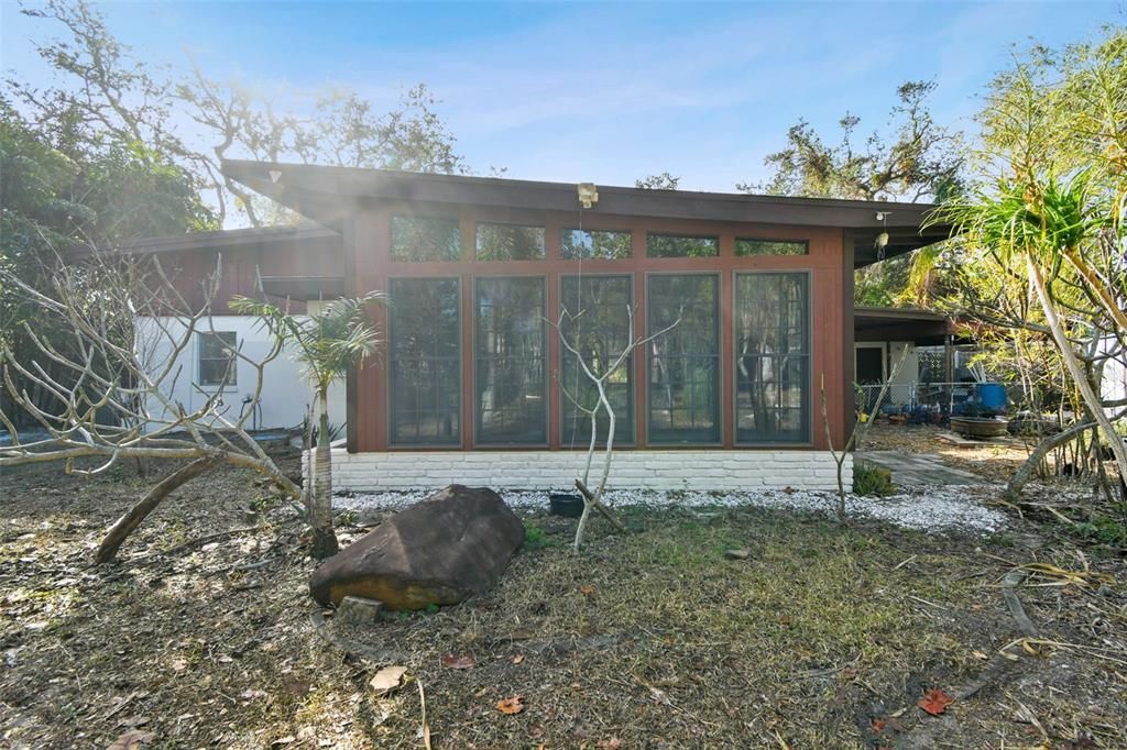 Exterior of Family Sunroom