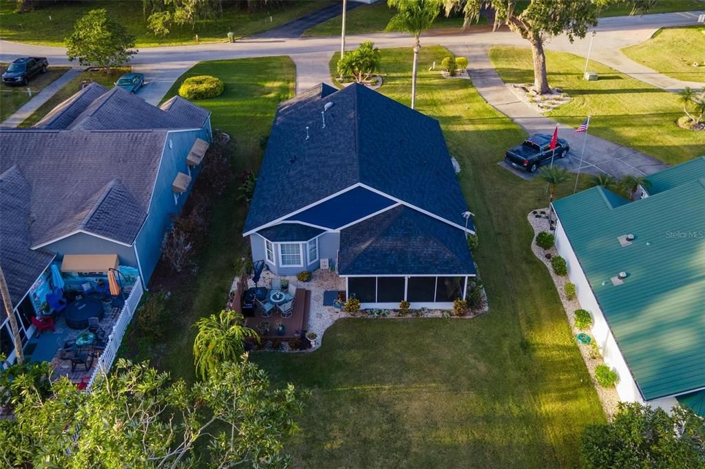 Aerial of Rear of Home