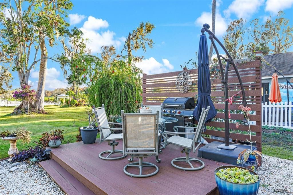 Backyard Deck for Entertaining