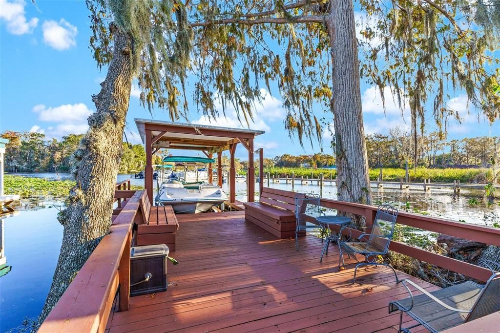 Dock with Boathouse