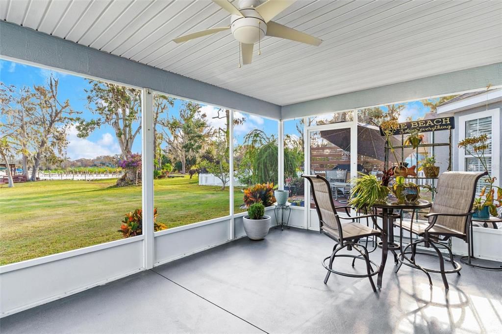 Screed Enclosed Porch