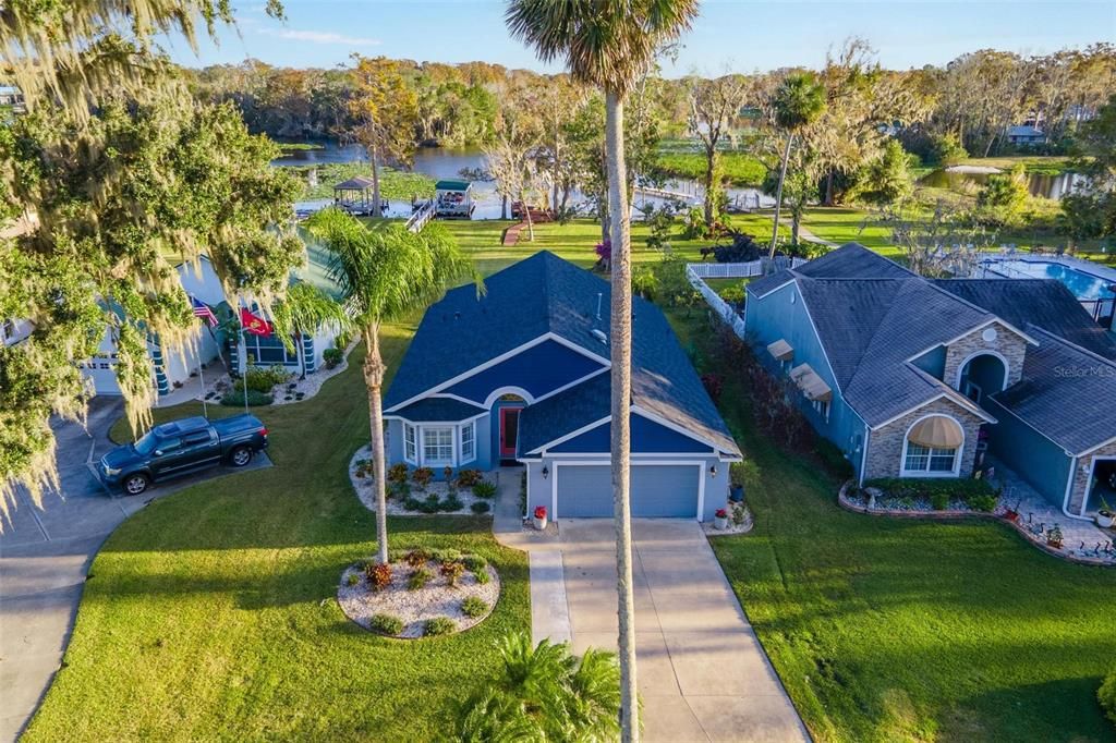 Aerial of Front of Home