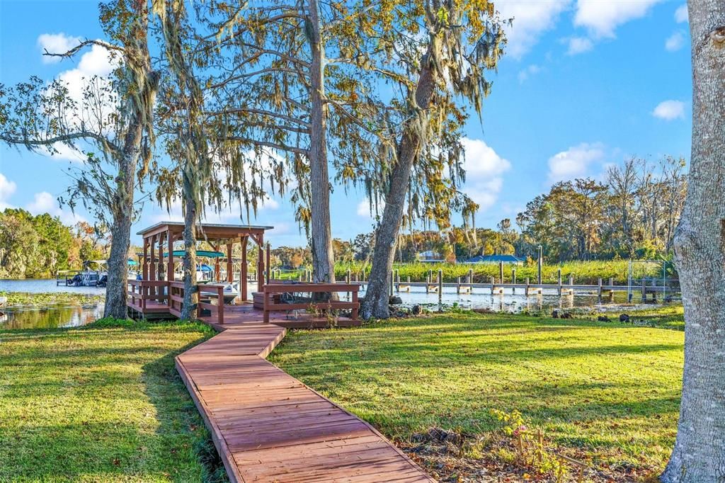 Beautiful Walkway to Dock