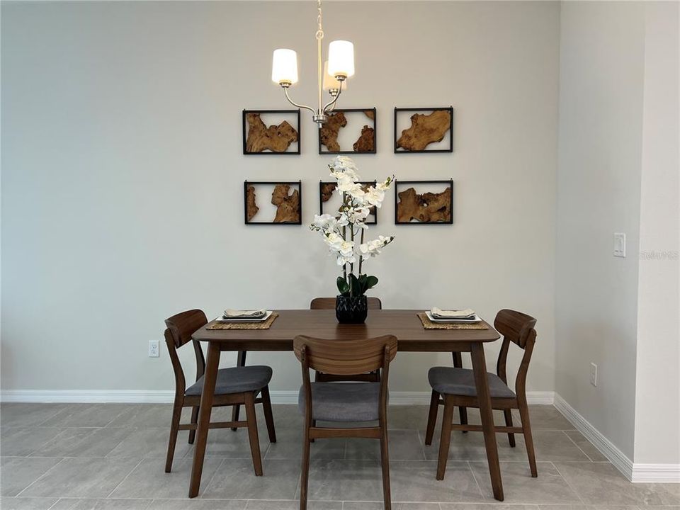 Dining Area (photos of furnished model home)