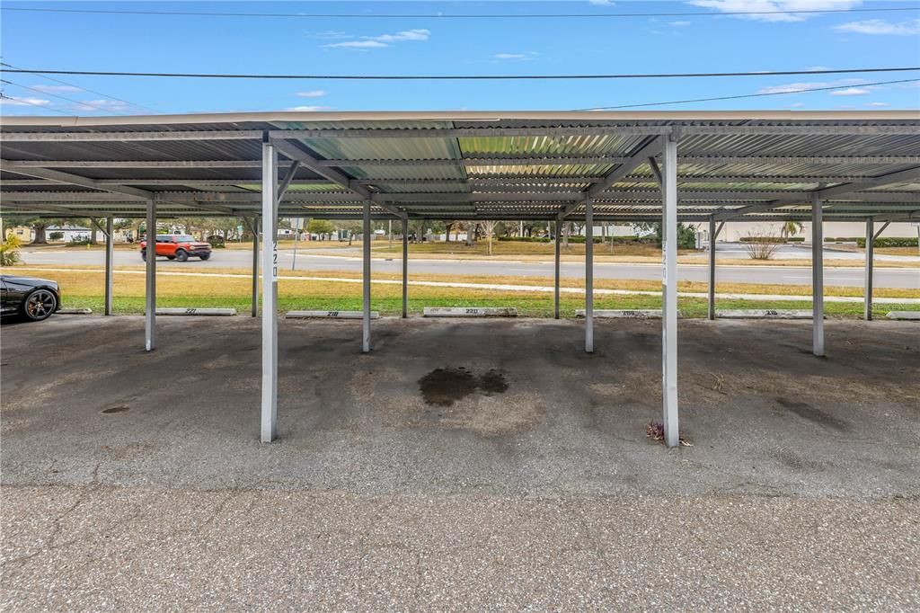 Reserved Carport Parking Space