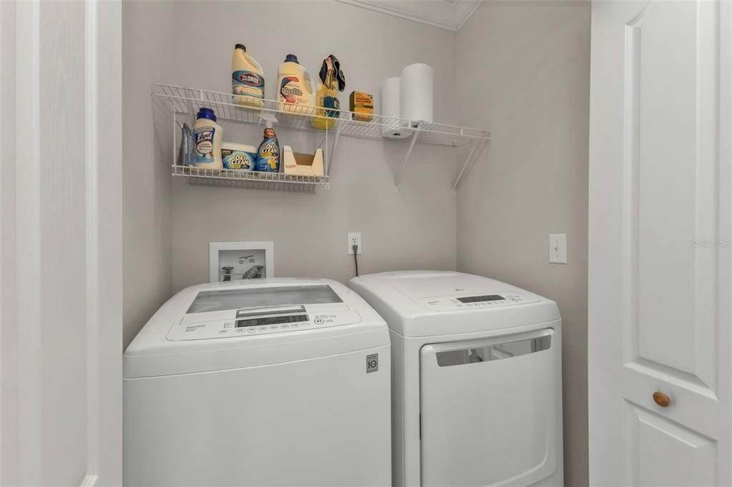 Washer dryer inside