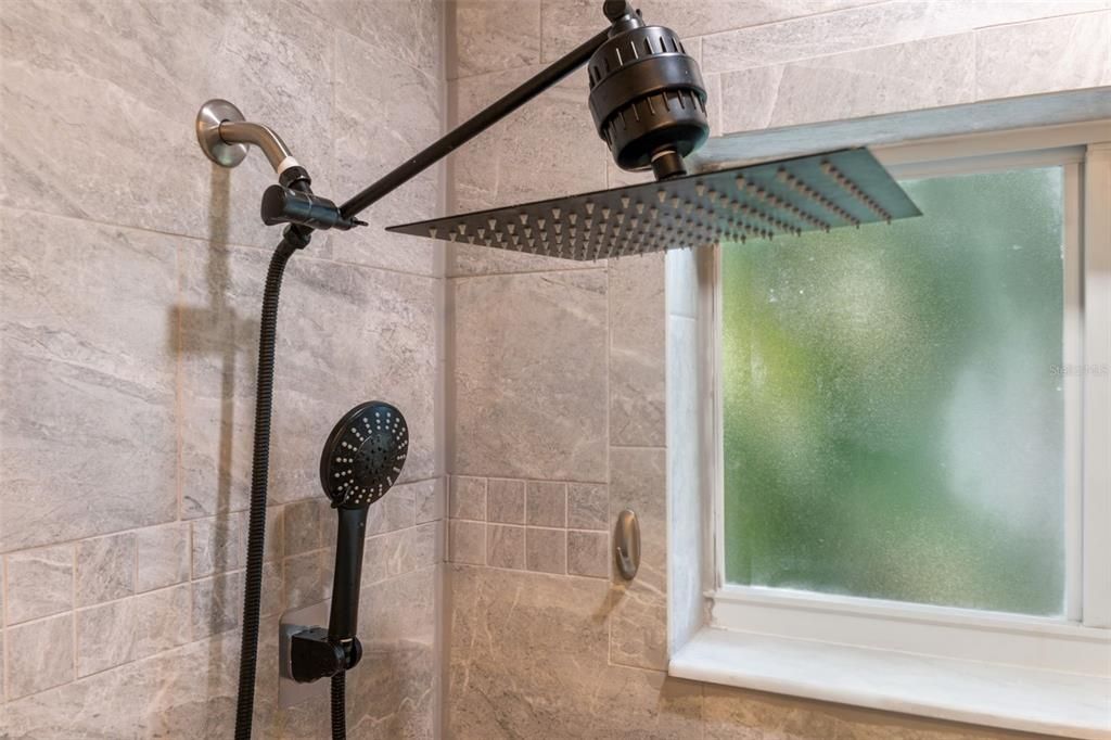 Primary Bathroom- Rain Shower