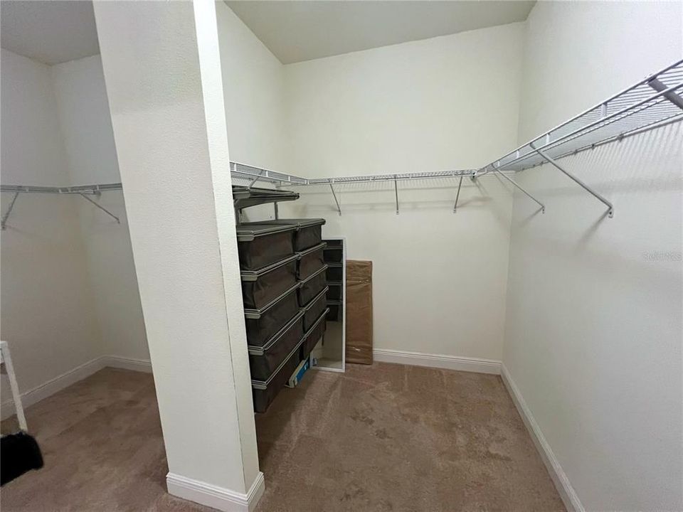 Primary walk in room closet