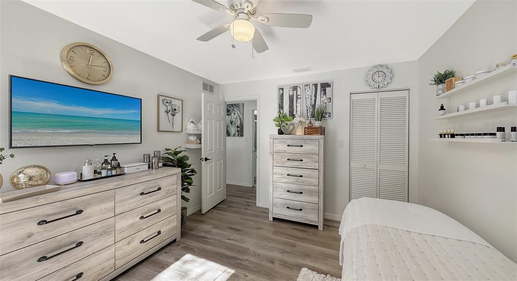 Second bedroom with walk-in closet