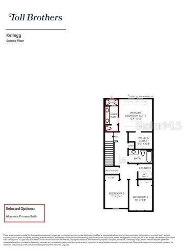 Upstairs floor plan