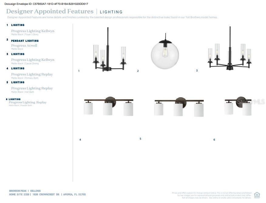 Professionally-selected interior design choices.