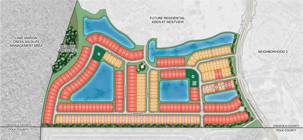 Aden South at Westview Sitemap