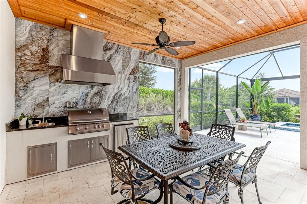 lanai and outdoor kitchen