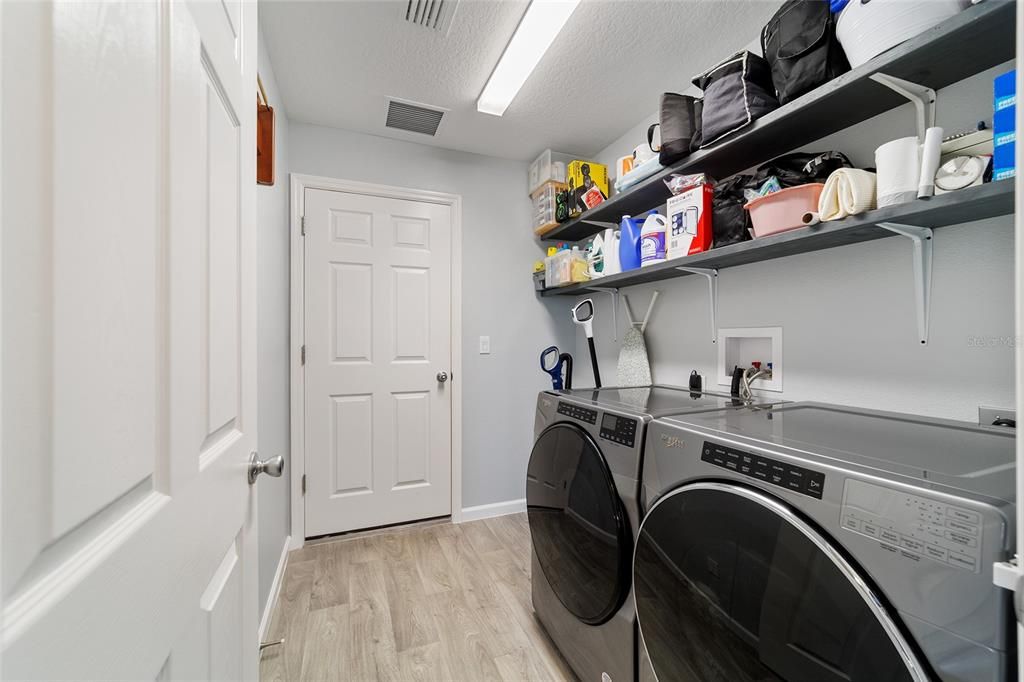 Nice sized laundry room