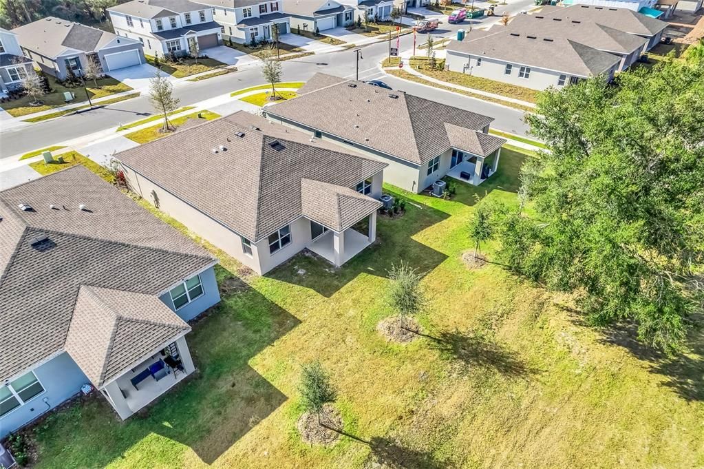 Aerial Rear of Home