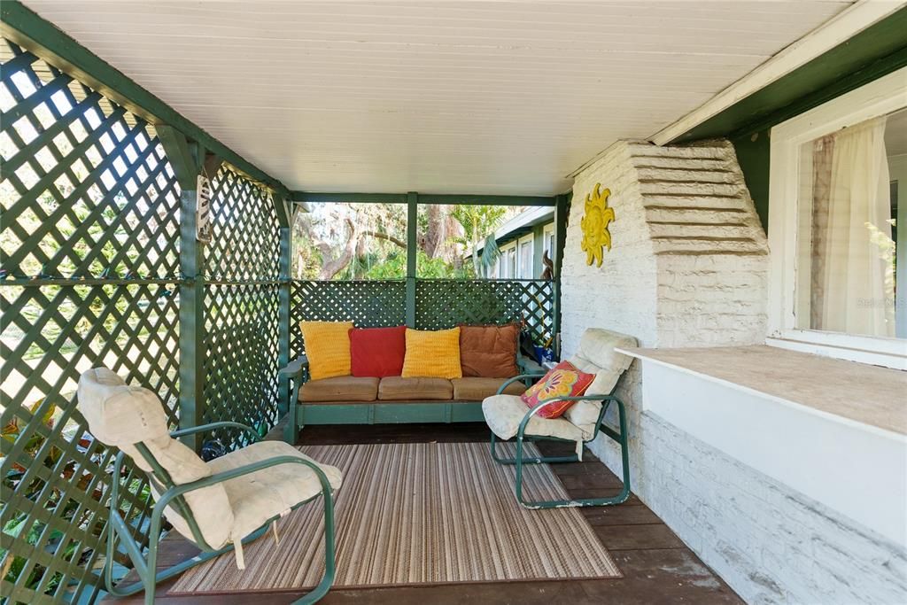 Front screened porch