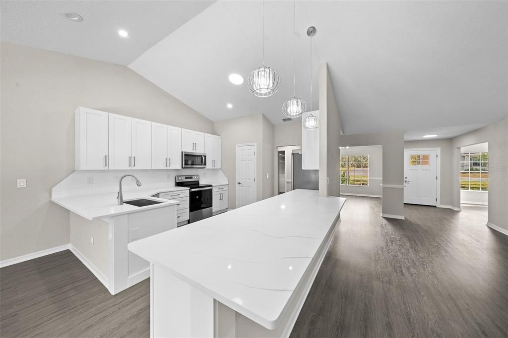 Kitchen Island to Great Room