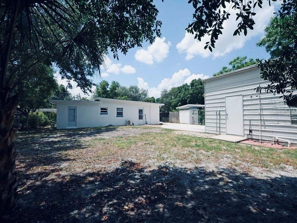 Backyard- from southeast corner of Lot