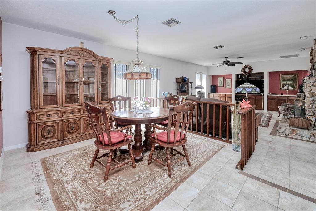 Large dining area