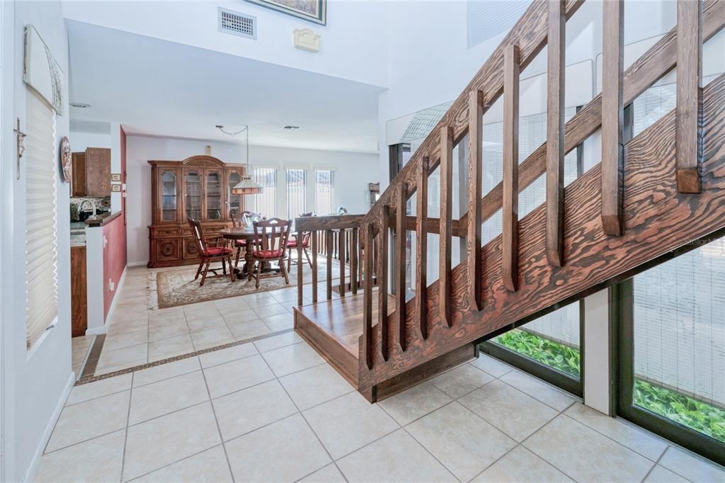 Entrance of Home with staircase to bonus rooms