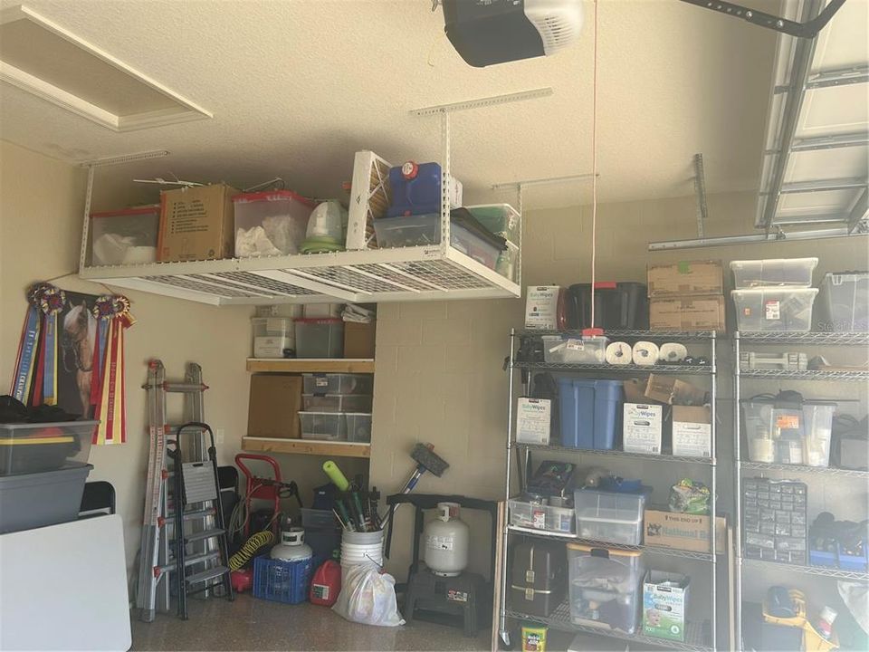 Garage Shelves and Loft