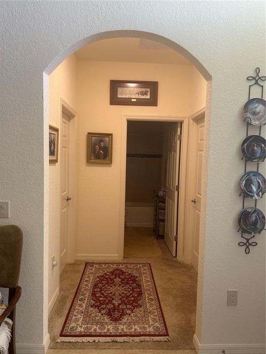 Entrance to Guest area and 3rd Bedroom/Den