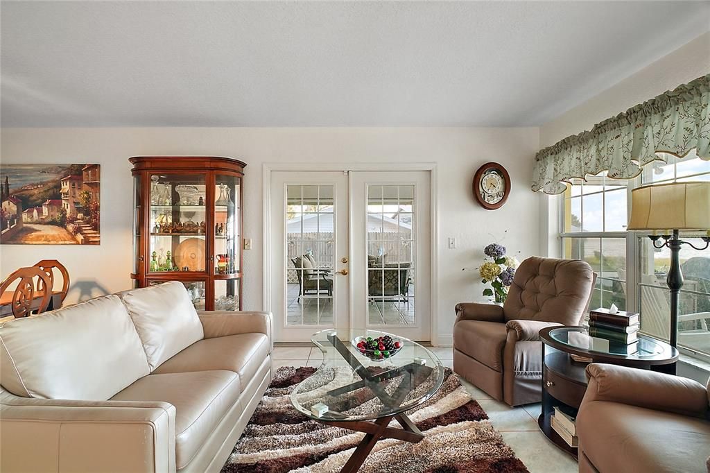 Formal Living Area to Oversized Screened Lanai