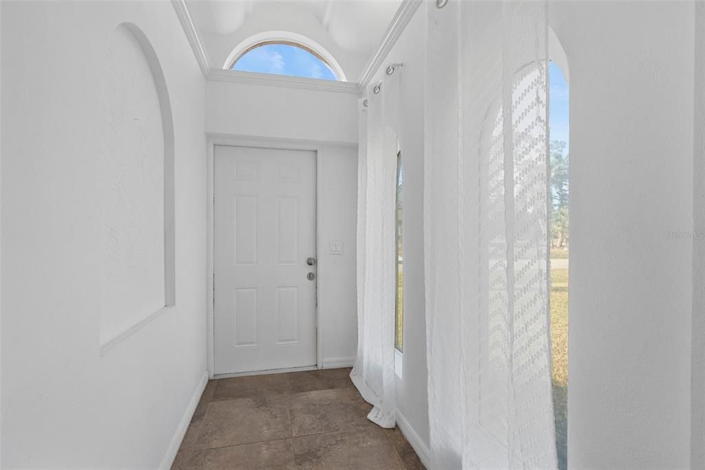 Light and Bright front entry!