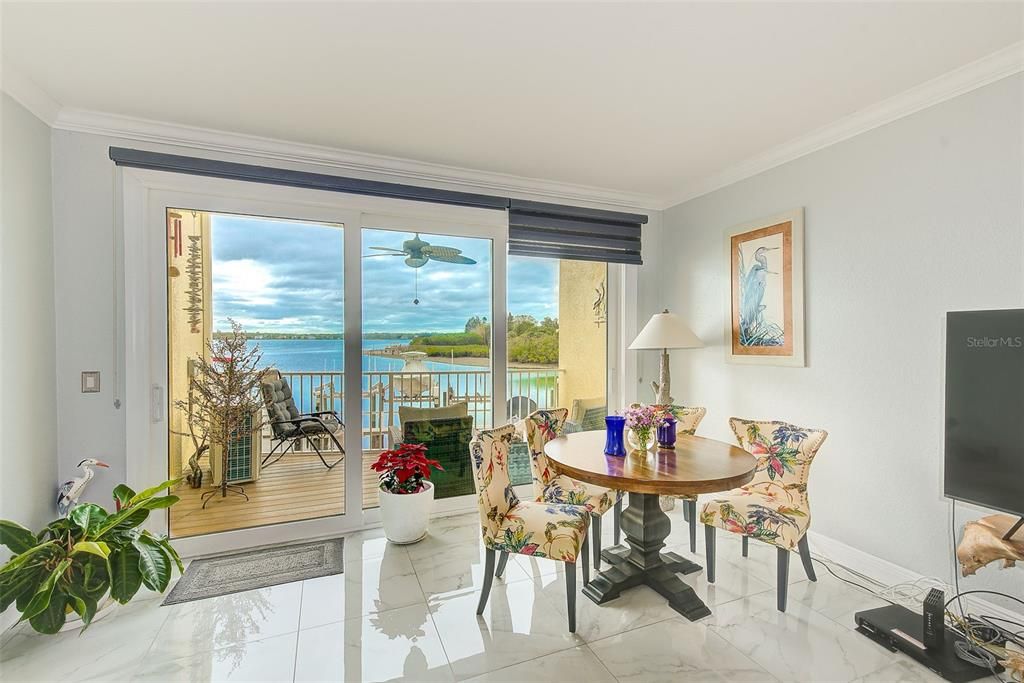 View of dining room of townhouse