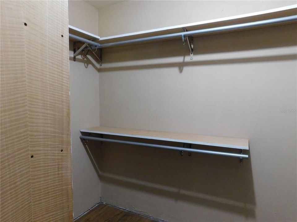 Walk-in Closet with Built in Storage