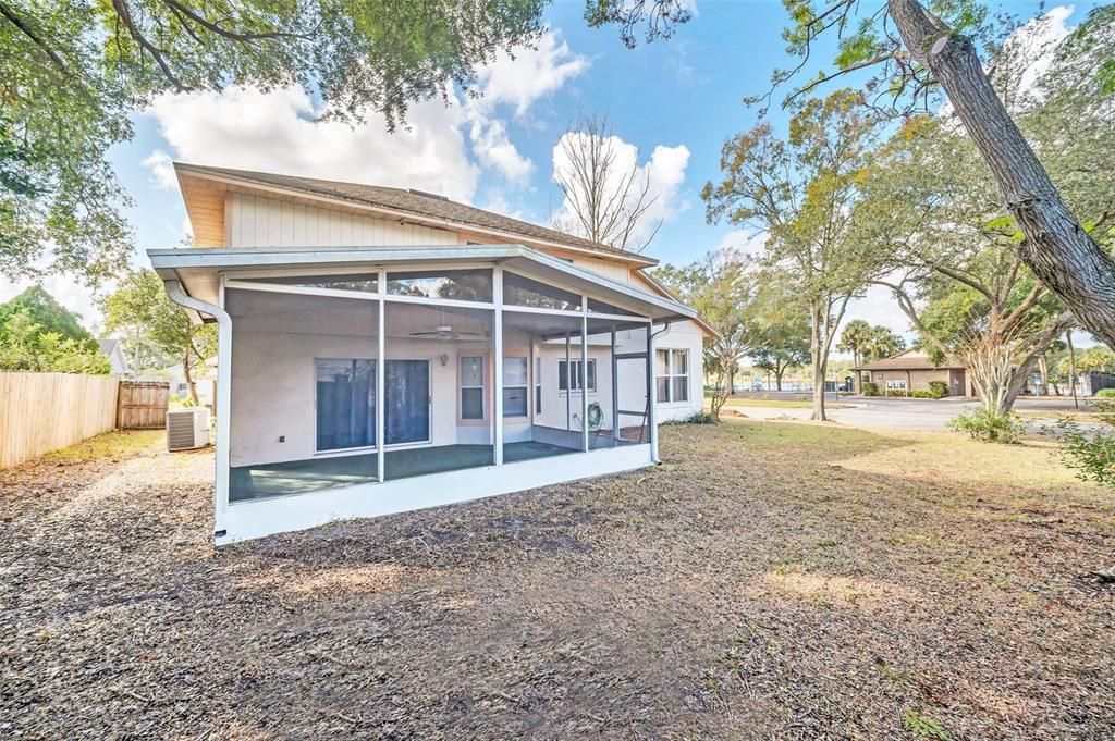 Exterior View from back right corner with views of HOA amenities