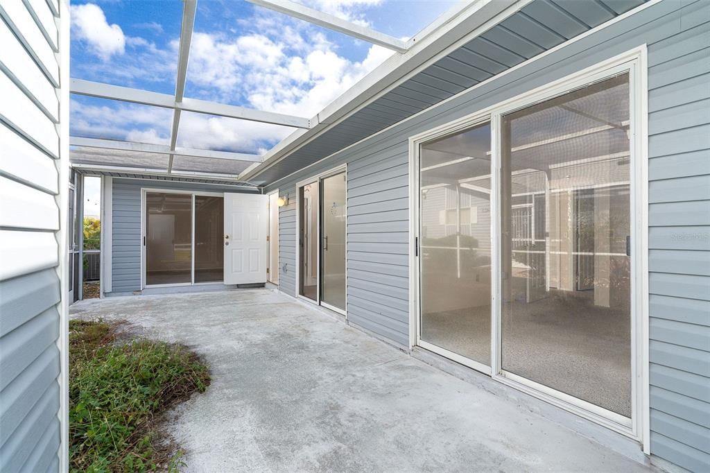 Enjoy all of the natural light through sliding glass doors to your lanai.