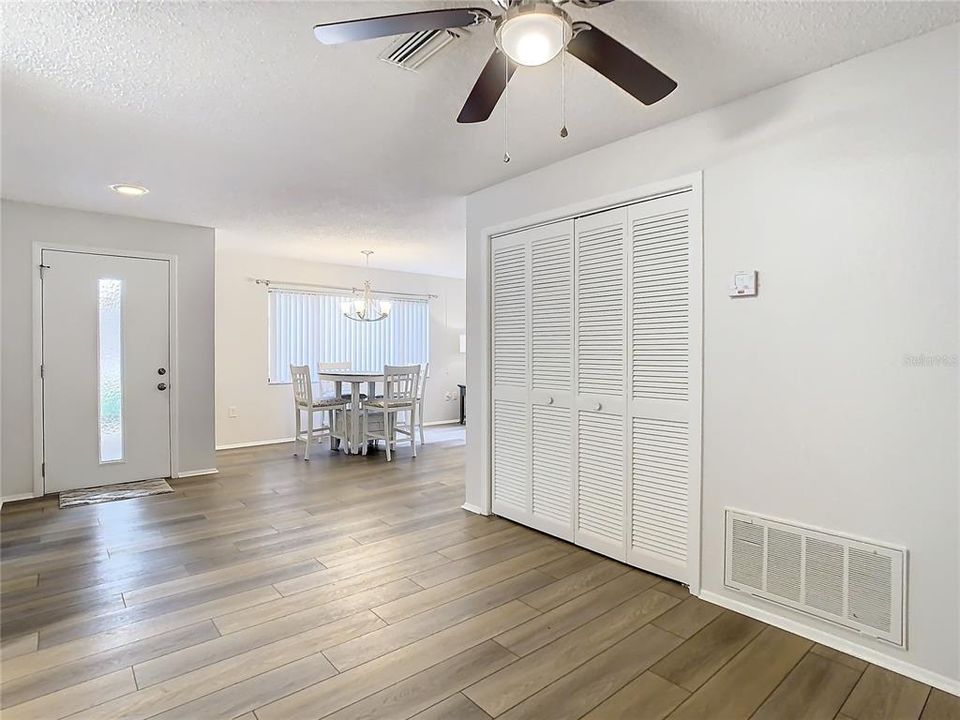 Bonus room looking towards dining room