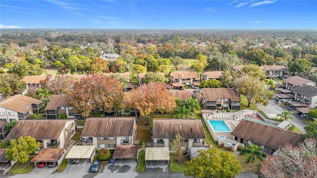 Pool just 100 feet from unit