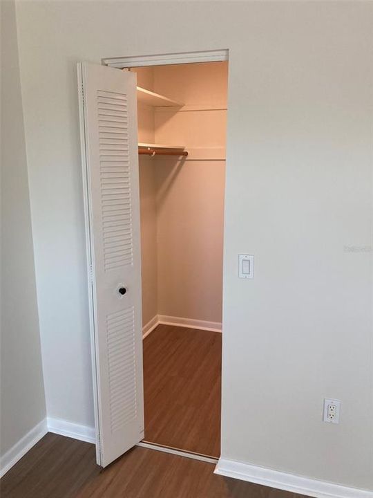 Bedroom walk in closet