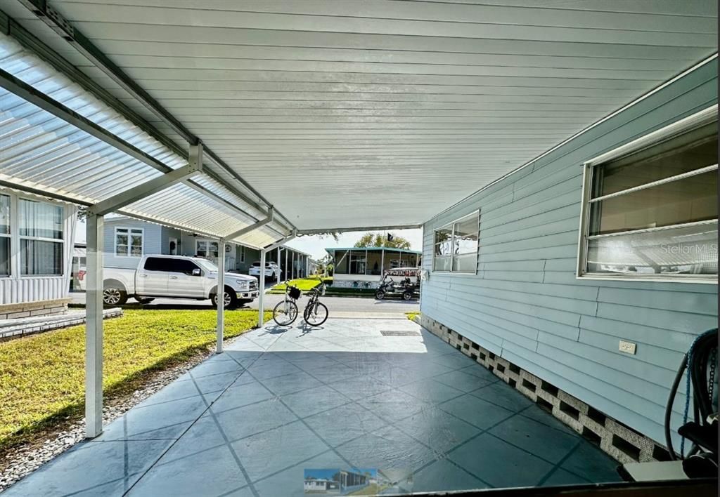 Oversized carport