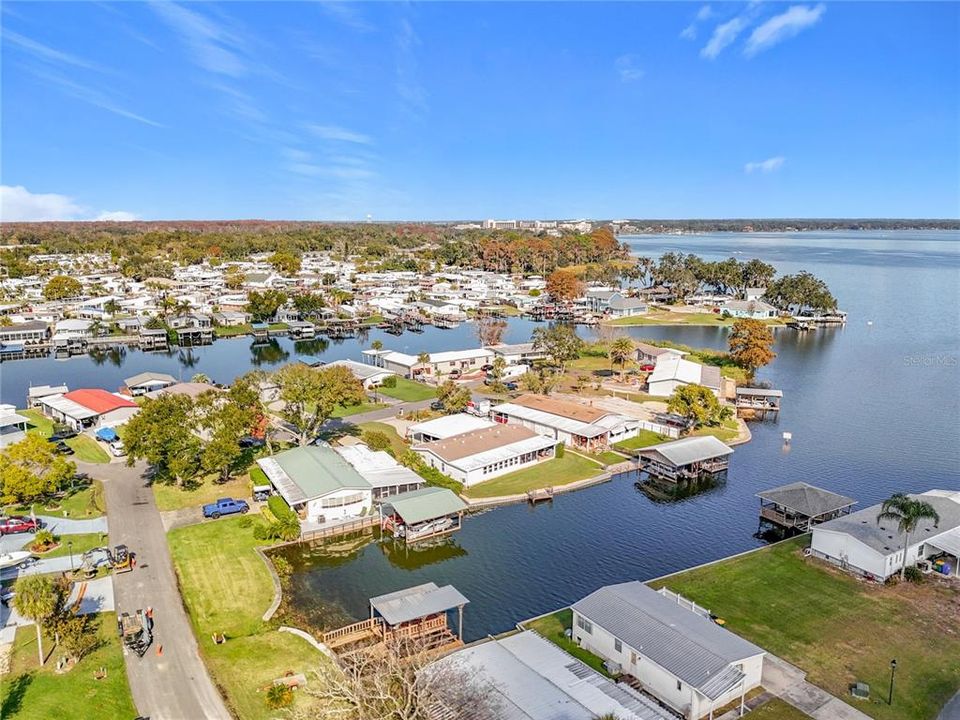 Location of the house off Lake Dora