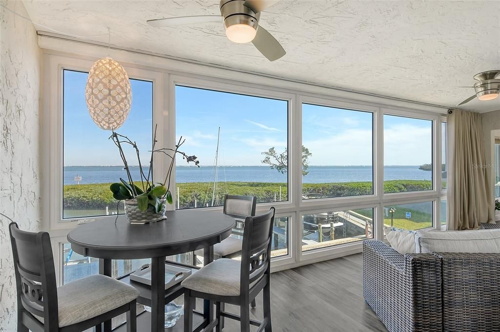 Lanai with Mesmerizing Sarasota Bay Water Views!