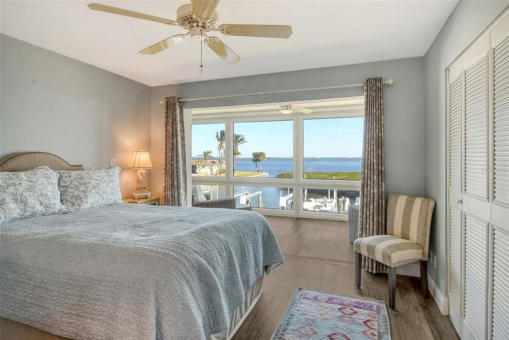 Guest Bedroom with Sarasota Bay View!