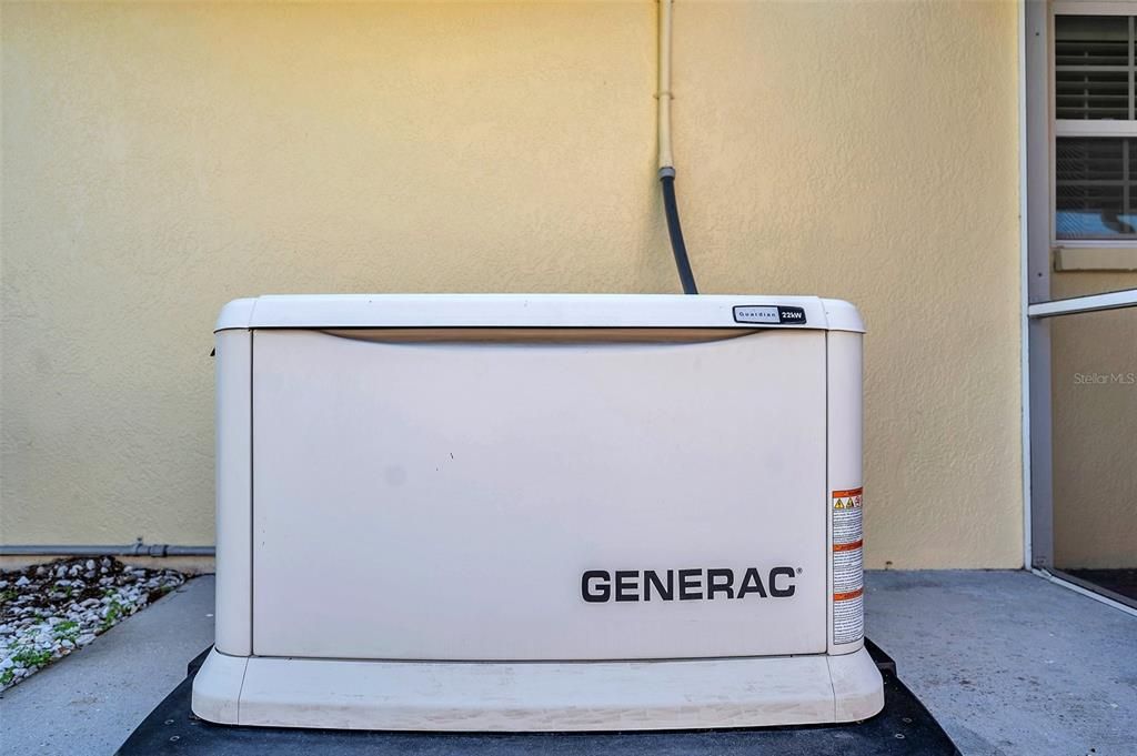 2018 Generac Generator that powers whole house. Mobile Link WI-FI remote monitoring.