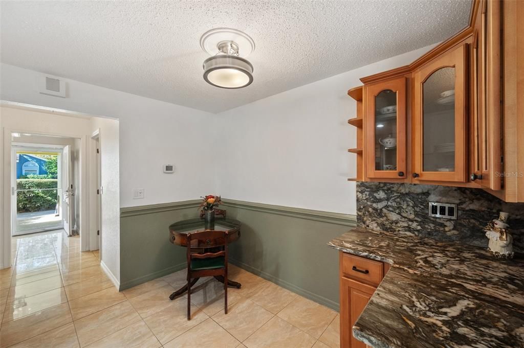 Kitchen looking to front door.