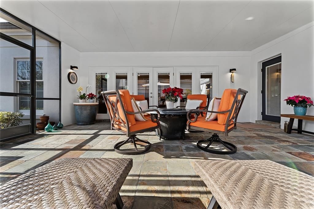 Patio toward the Family Room