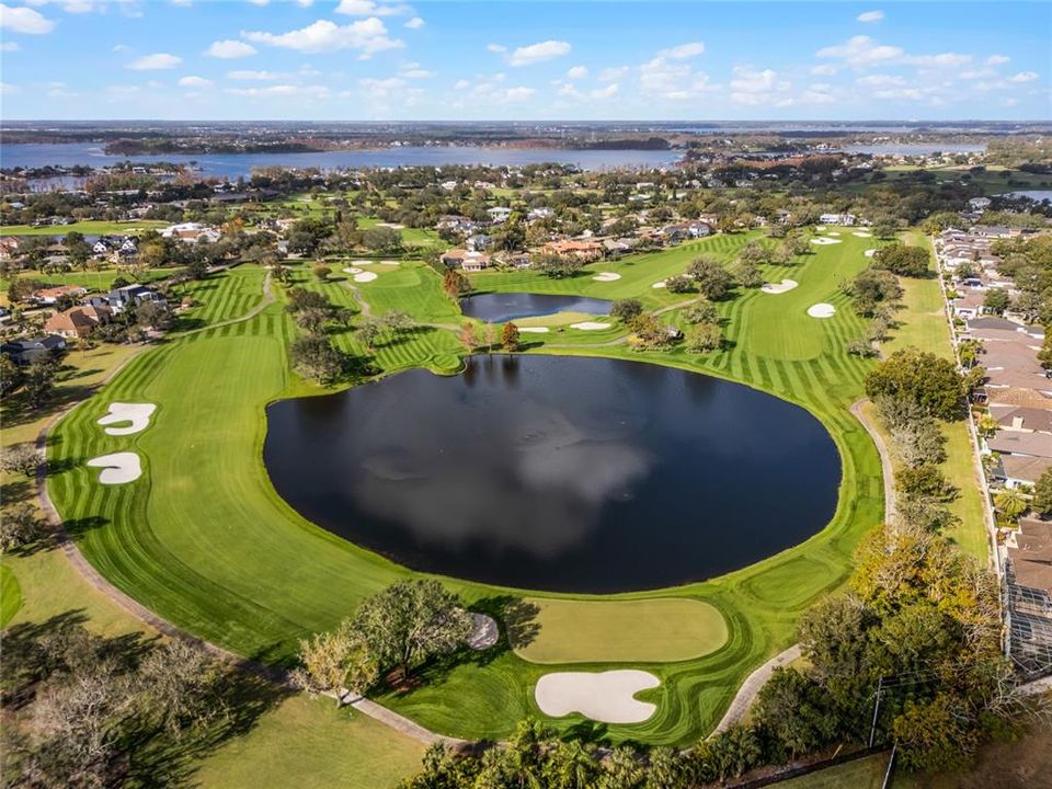 Drone of Golf Course