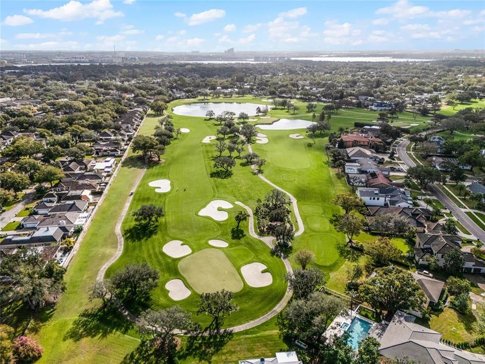 Long view of Bay Hill Championship Golf Couse