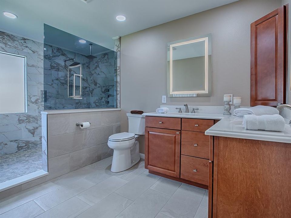 Newly remodeled Primary Bath