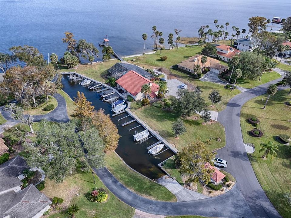 Marina, boat ramp and Clubhouse